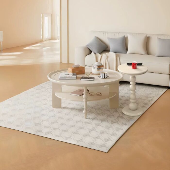 实木茶几 圆形茶几