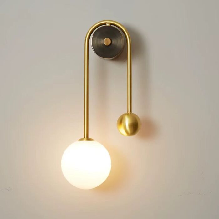 全铜壁灯 圆形壁灯