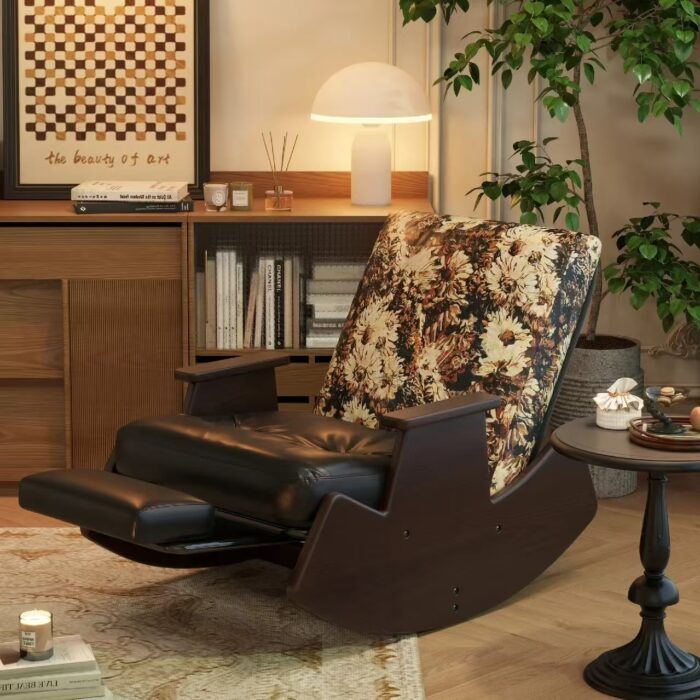 实木摇摇椅 复古摇摇椅